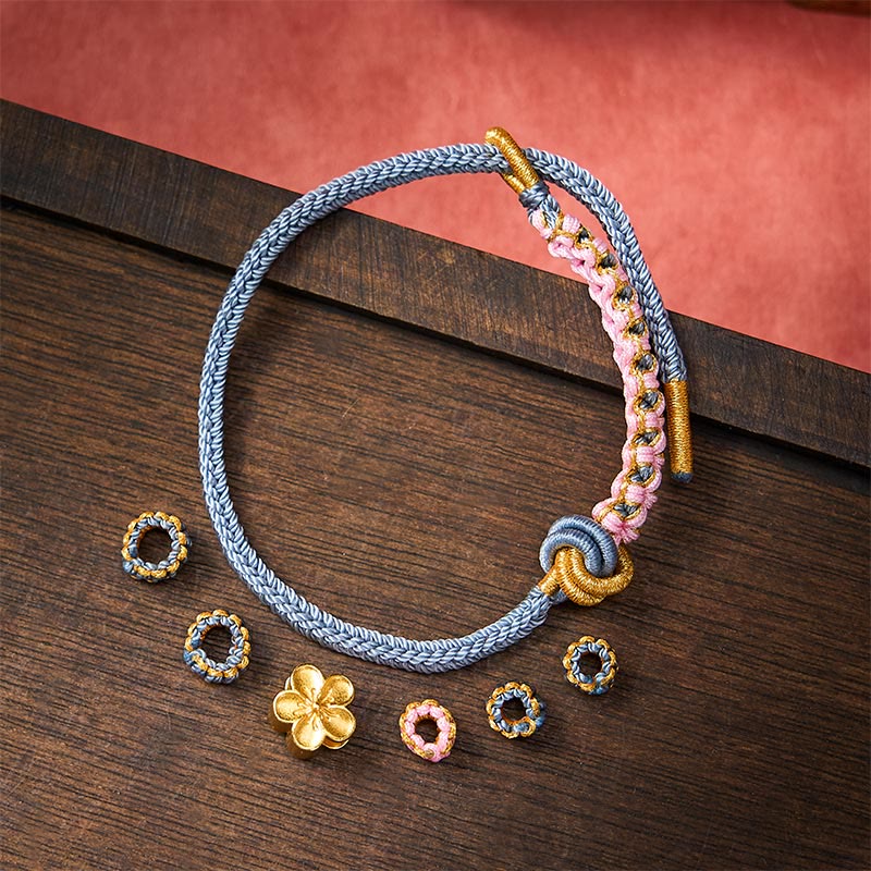 Buddha Stones Braided Rope Knot Adjustable Bracelet - image 36