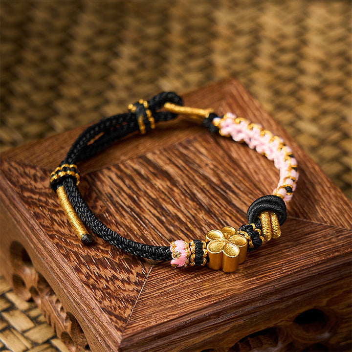 Buddha Stones Braided Rope Knot Adjustable Bracelet - image 9