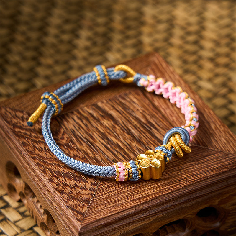 Buddha Stones Braided Rope Knot Adjustable Bracelet - image 35
