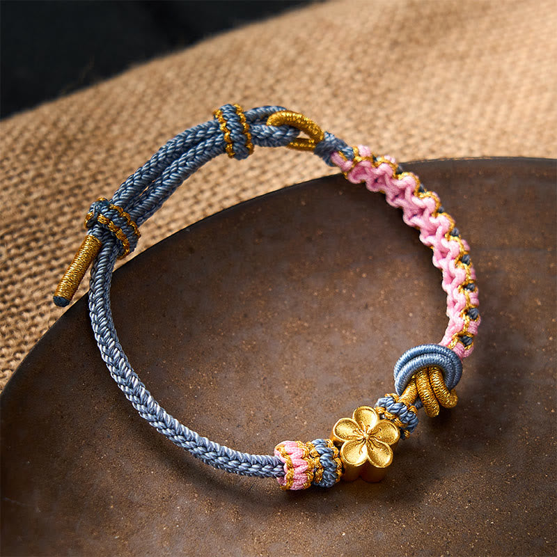 Buddha Stones Braided Rope Knot Adjustable Bracelet - image 34
