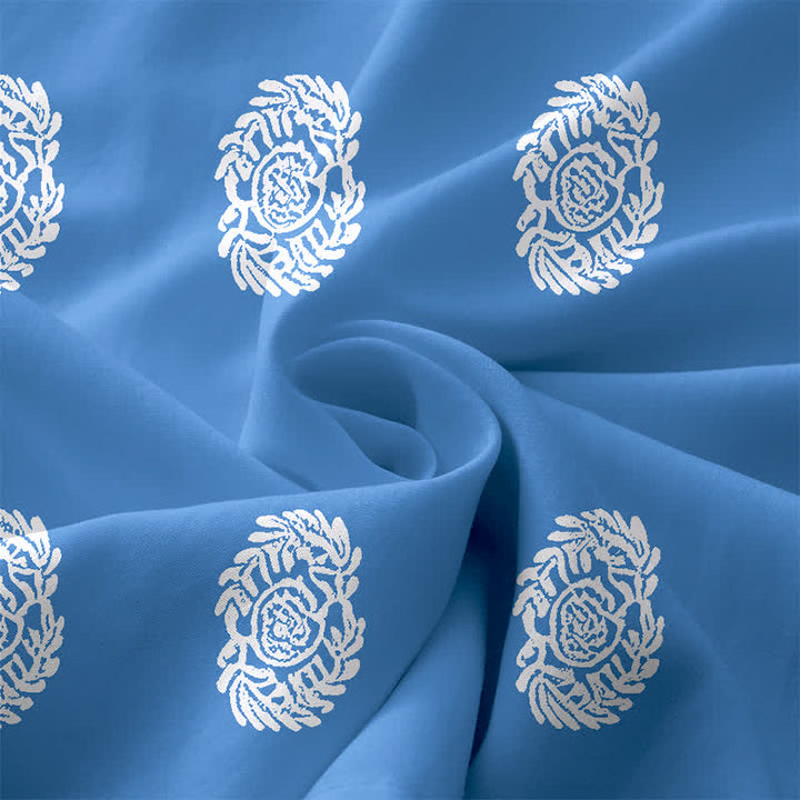 Buddha Stones Summer Casual Geometric Medallion Stripe Pattern Women's Summer Sleeveless Midi Dress With Pockets - image 3