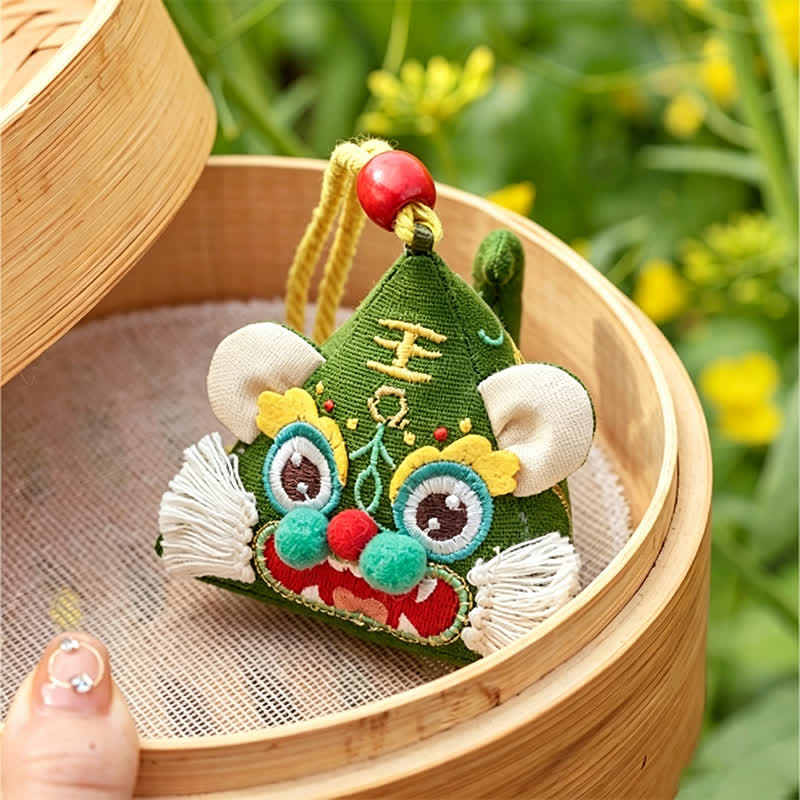 Buddha Stones Charming Dragon Tiger Snake Triangle Cute Animal Decor - Tiger - image 0