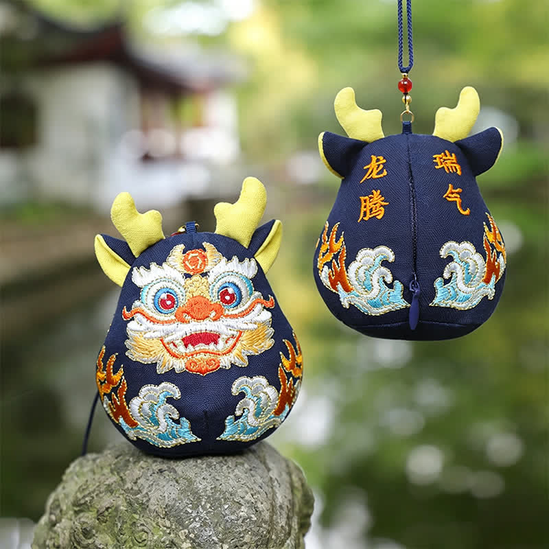 Buddha Stones Lucky Pi Xiu Qilin Dragon Fox Wealth Cute Animal Decor - Dragon - image 0