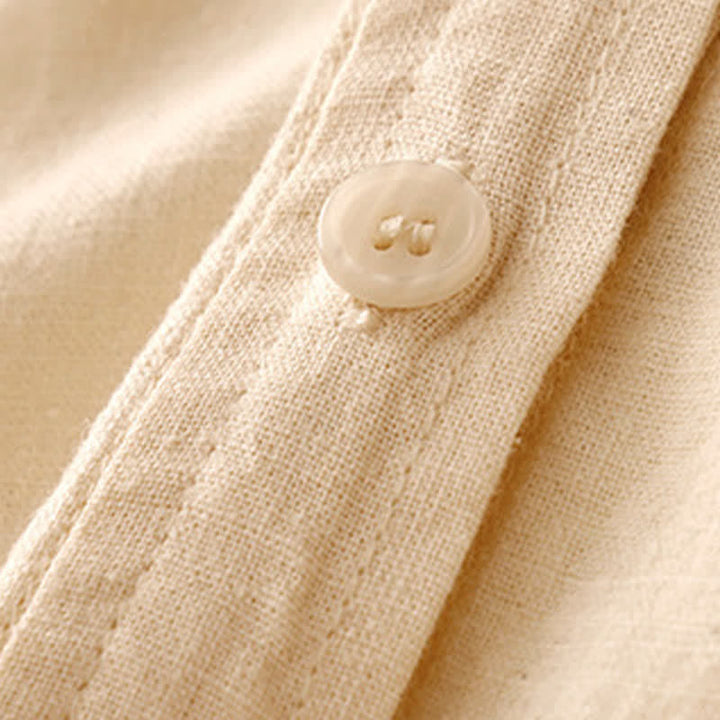 Buddha Stones Summer Casual Minimalist Button-Up Patch Pocket Solid Women's Sleeveless Shirts Tank Top With Pocket - image 6