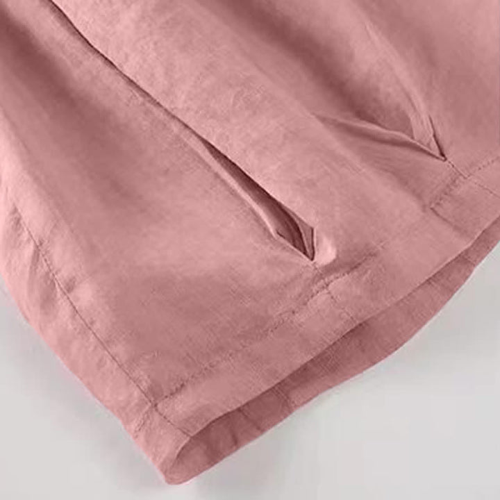 Buddha Stones Summer Casual Boho Drawstring Solid Capri Pants Women's Wide Leg Pants With Pockets - image 25