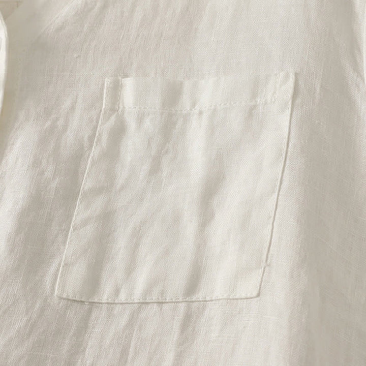 Buddha Stones Summer Casual Minimalist Button-Up Solid Women's Short Sleeve Shirts With Pocket - image 19