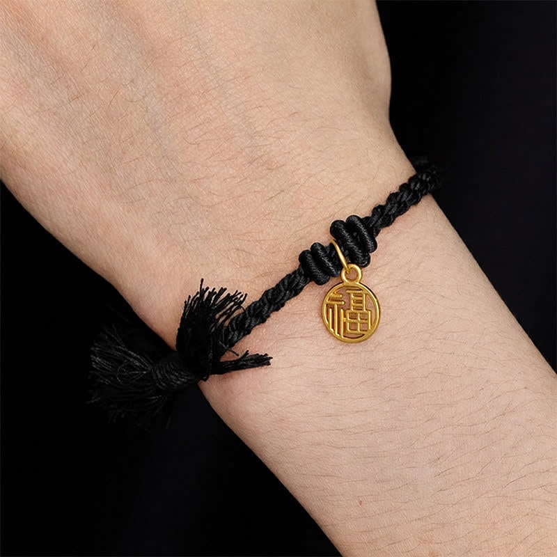 Buddha Stones Copper Lotus Red String New beginning Bracelet - image 18
