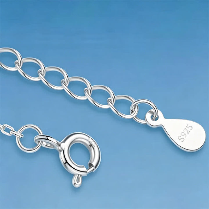 Buddha Stones White Chalcedony Camellia Peace Buckle Purity Necklace - image 9