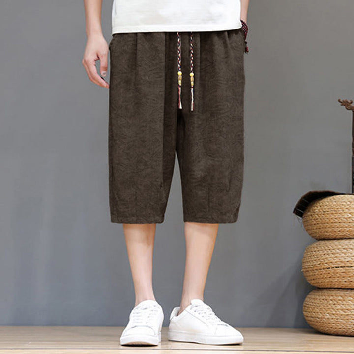 Buddha Stones Summer Casual Boho Drawstring Abstract Men's Shorts With Pocket - image 31