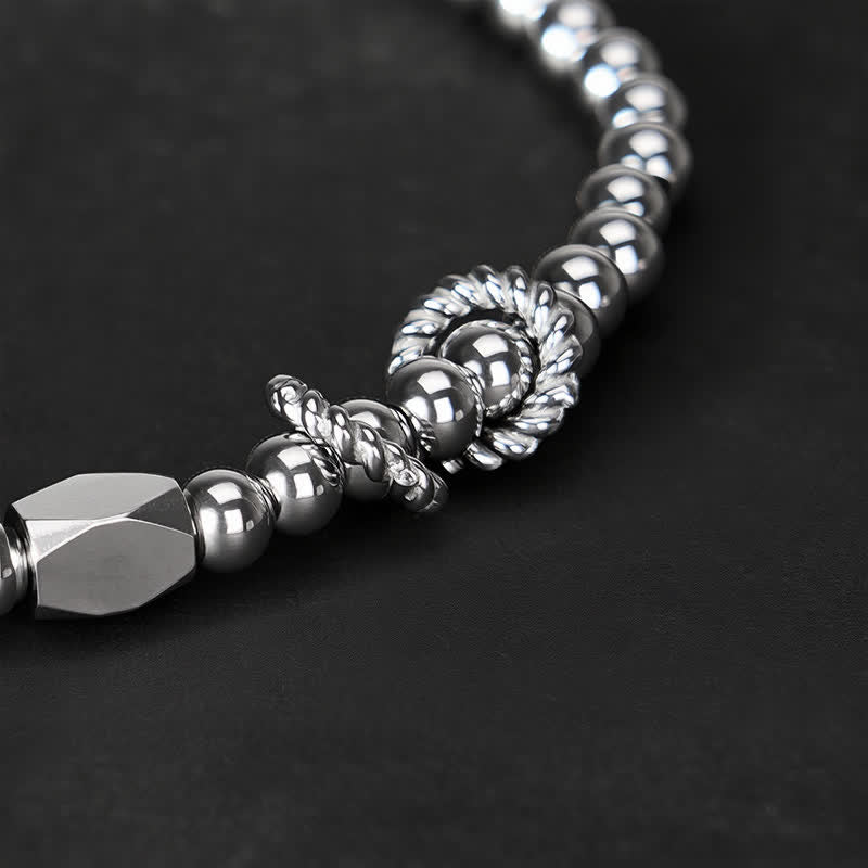 Buddha Stones 4mm Small Beads Titanium Steel Stimulation Bracelet - image 4