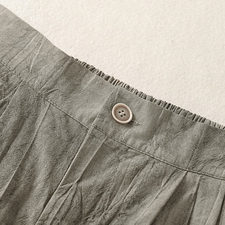 Buddha Stones Summer Casual Minimalist Solid Women's Shorts With Pocket - image 12