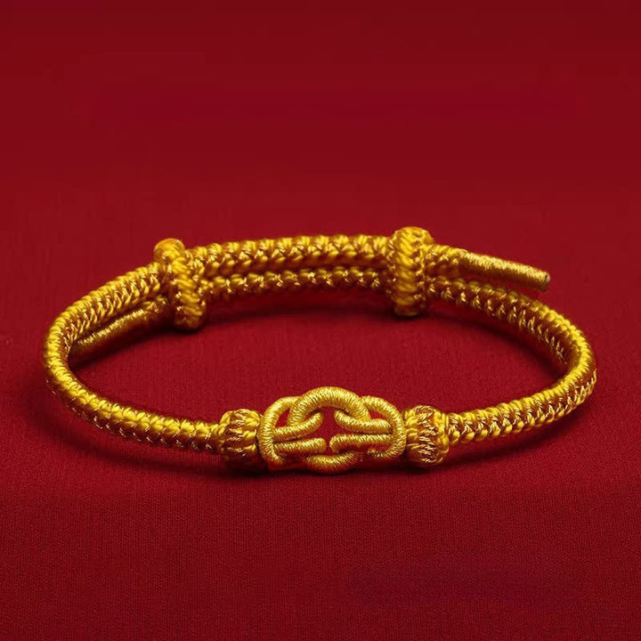 Buddha Stones Red String Chinese Zodiac Luck Braided Knot Bracelet - Dragon & Snake - Wrist Circumference: 14–20 cm - image 14