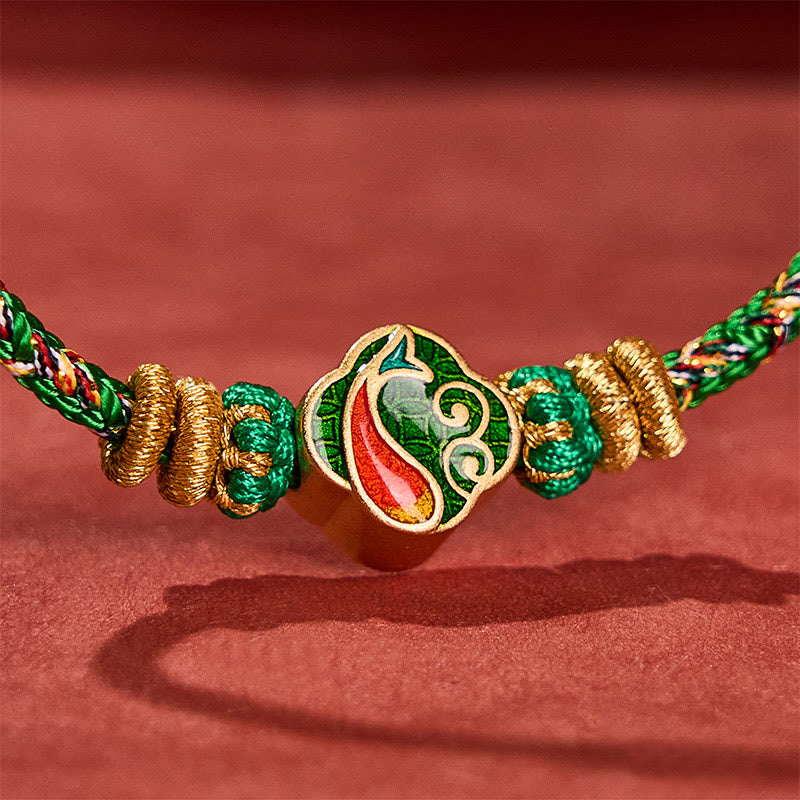 Buddha Stones Hand-Woven String Koi Fish Success Rope Bracelet - image 12
