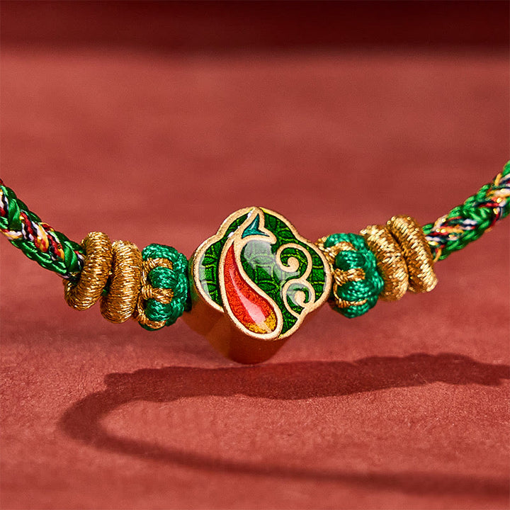 Buddha Stones Hand-Woven String Koi Fish Success Rope Bracelet - image 12