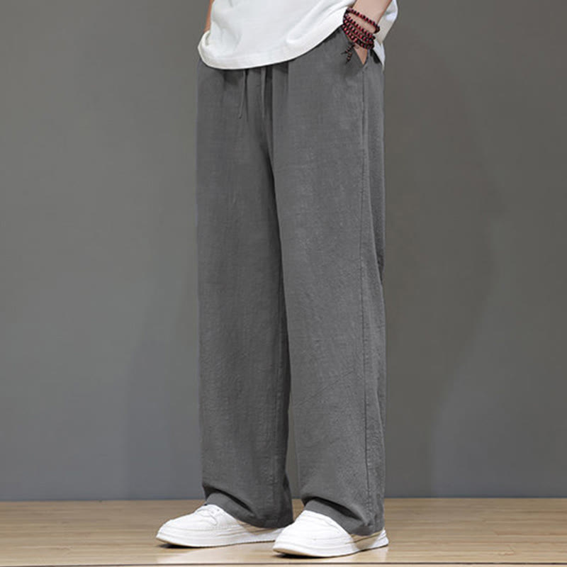 Buddha Stones Summer Men's Straight Leg Pants With Pockets - image 20