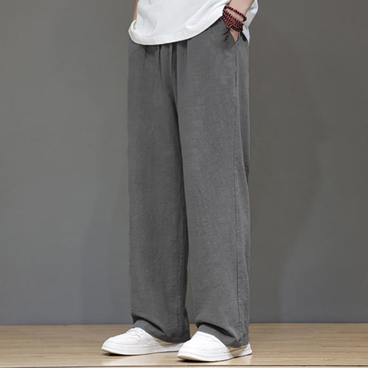 Buddha Stones Summer Men's Straight Leg Pants With Pockets - image 20