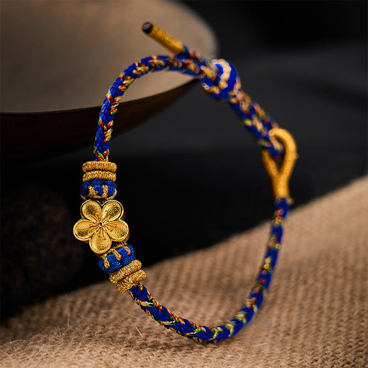 Buddha Stones Hand-Woven String Om Mani Padme Hum Peace Bracelet - image 15