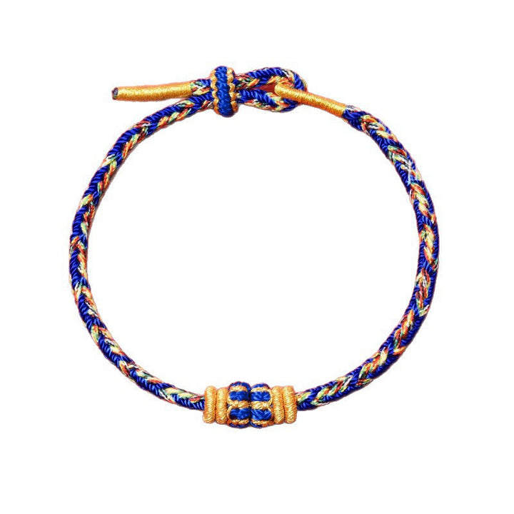 Buddha Stones Koi Fish Luck Hand-Woven String Bracelet - image 12