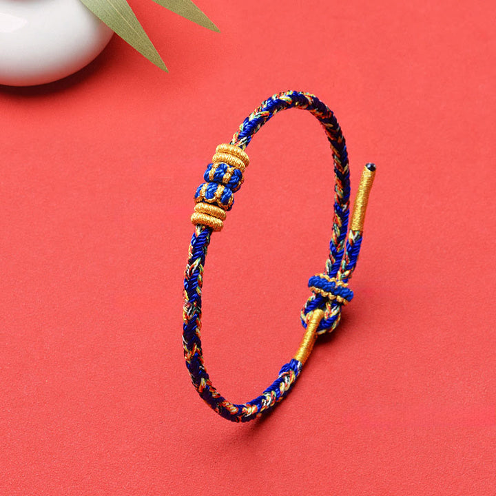 Buddha Stones Koi Fish Luck Hand-Woven String Bracelet - image 18