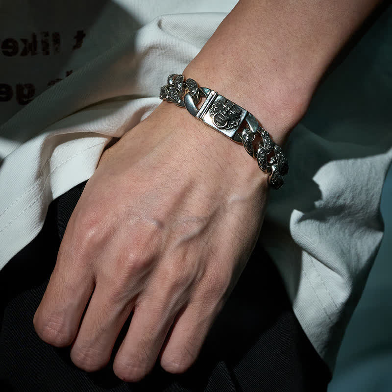 Buddha Stones Two Tone Copper Pi Xiu Auspicioisness Bracelet - image 9