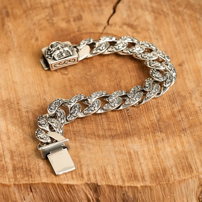 Buddha Stones Two Tone Copper Pi Xiu Auspicioisness Bracelet - image 8