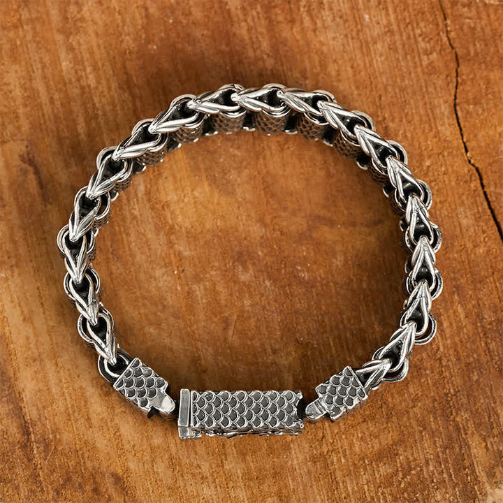 Buddha Stones Copper Dragon Chain Link Wealth Bracelet - image 1