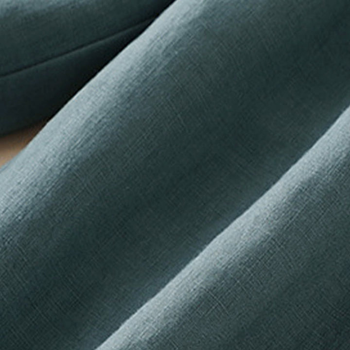 Buddha Stones Casual Plain Color Side Pleats Rayon Women's Wide Leg Pants With Pockets - image 9