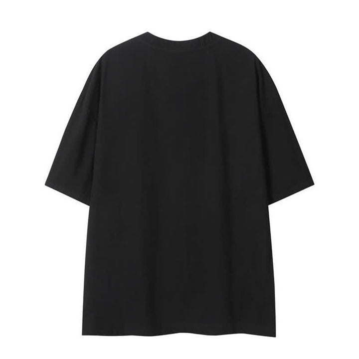 Buddha Stones Summer Casual Boho Drawstring Solid Men's Short Sleeve T-Shirts - image 13