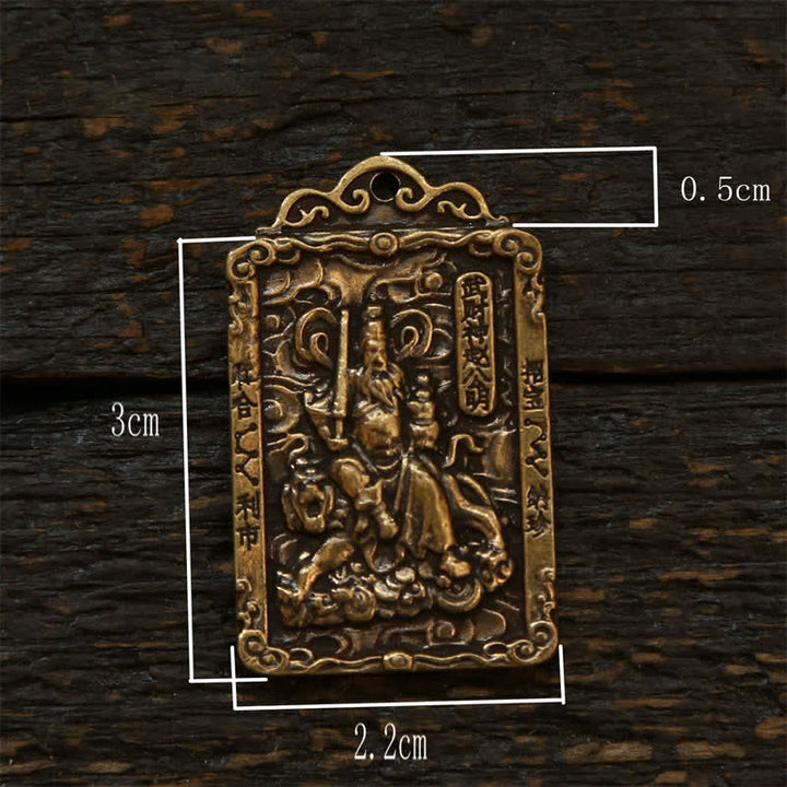 Buddha Stones Copper Chinese Zodiac Five Emperor Coins Gourd Protection Keychains - image 21