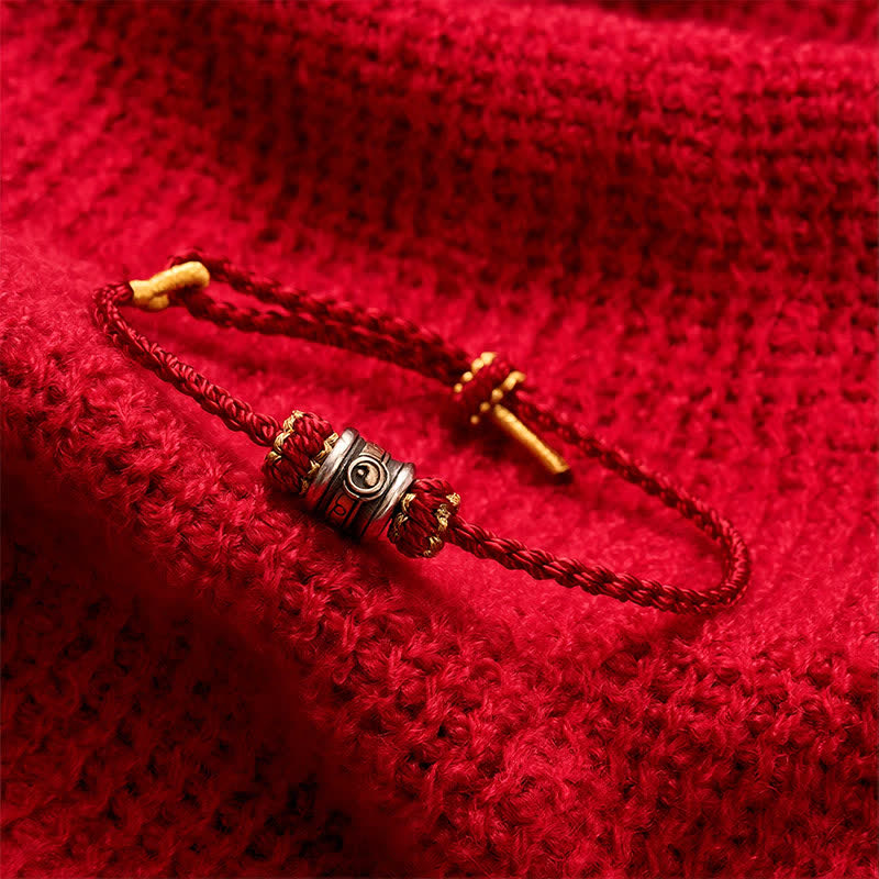 Buddha Stones Copper Yin Yang Red String Harmony Bracelet - image 18