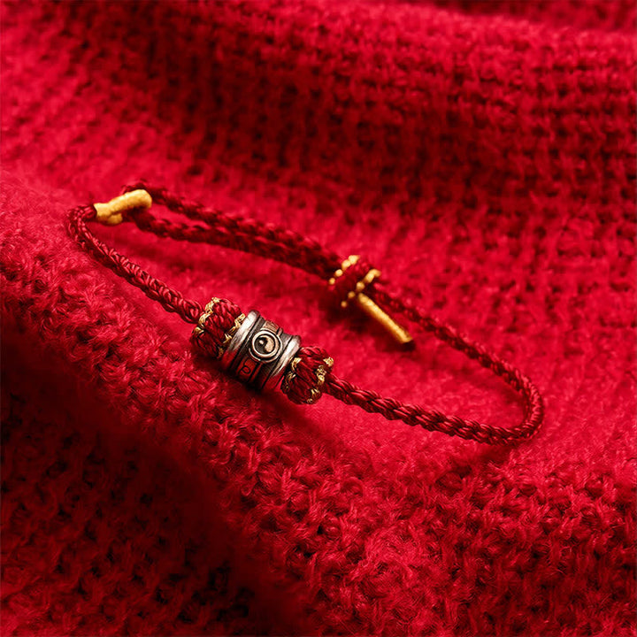 Buddha Stones Copper Yin Yang Red String Harmony Bracelet - image 18