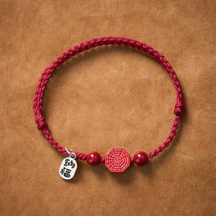 Buddha Stones Bagua Red String Harmony Bracelet - image 1