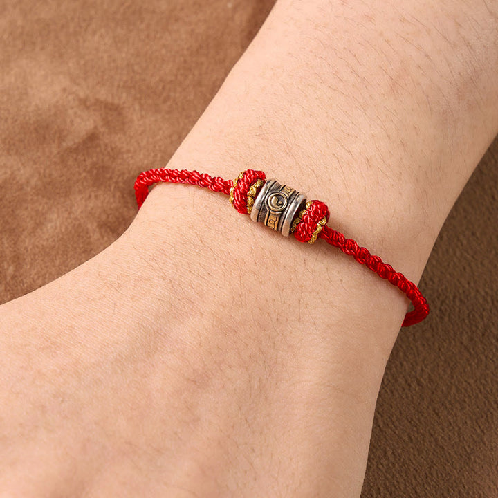 Buddha Stones Copper Yin Yang Red String Harmony Bracelet - image 5