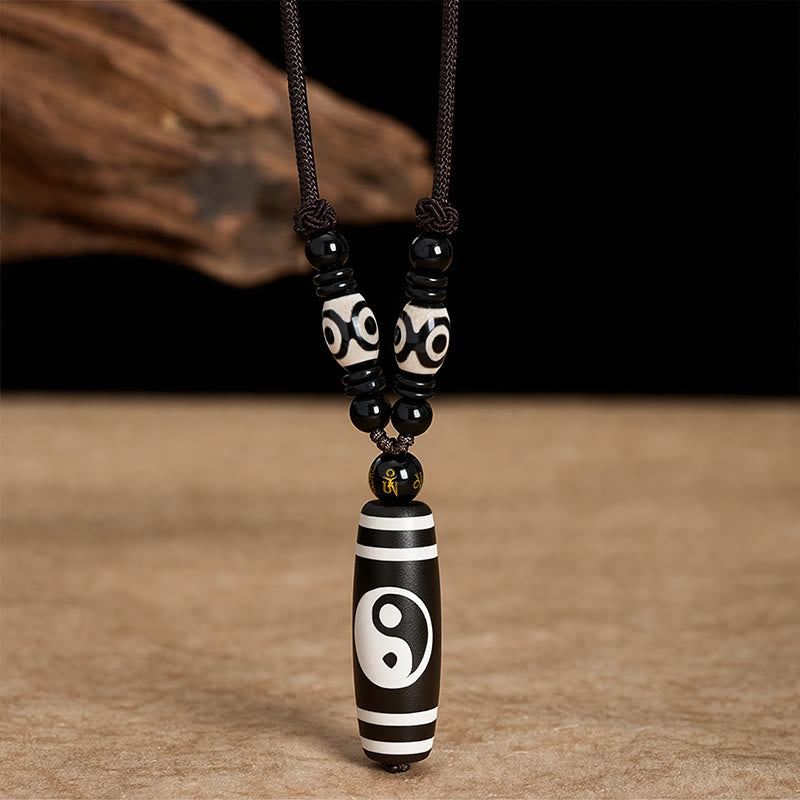 Buddha Stones Black Onyx Yin Yang Balance Necklace - Yin Yang(Balance ♥ Harmony) - image 0