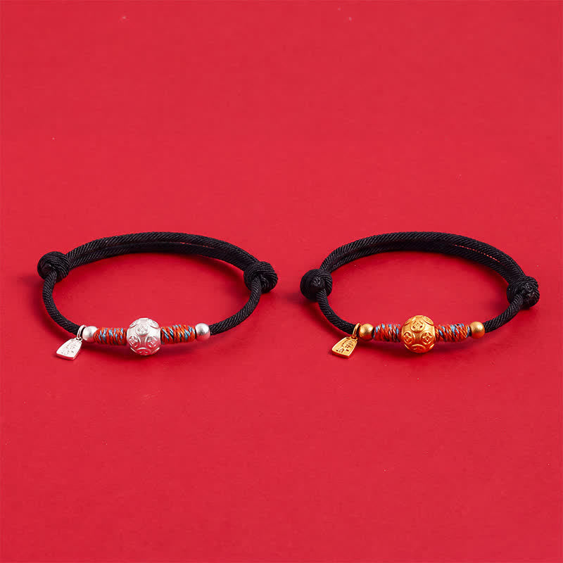 Buddha Stones 999 Sterling Silver Red String Protection Hand-Woven Bracelet - image 22