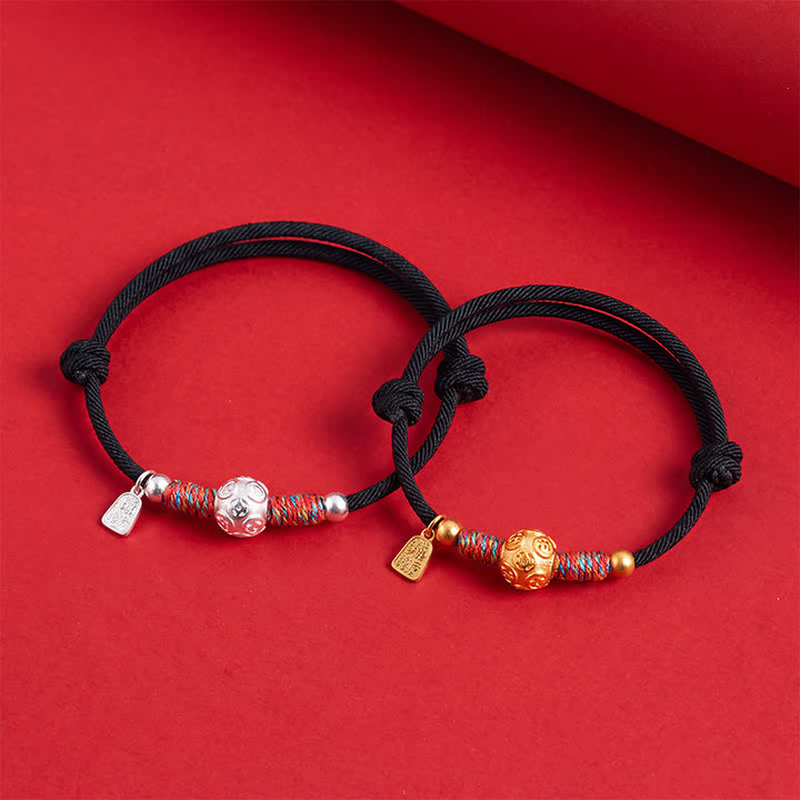 Buddha Stones 999 Sterling Silver Red String Protection Hand-Woven Bracelet - image 23