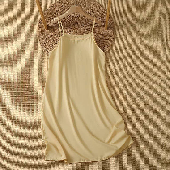 Buddha Stones 2Pcs Summer Casual Boho Solid Crew Neck Women's Elbow-Length Sleeve Dress With Pocket - image 12