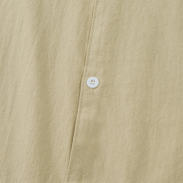 Buddha Stones Spring Fall Minimalist Classic Button-Up Solid Men's Long Sleeve Shirts - image 30