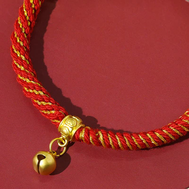 Buddha Stones Tibetan Om Mani Padme Hum Red String Protection Bracelet - image 9
