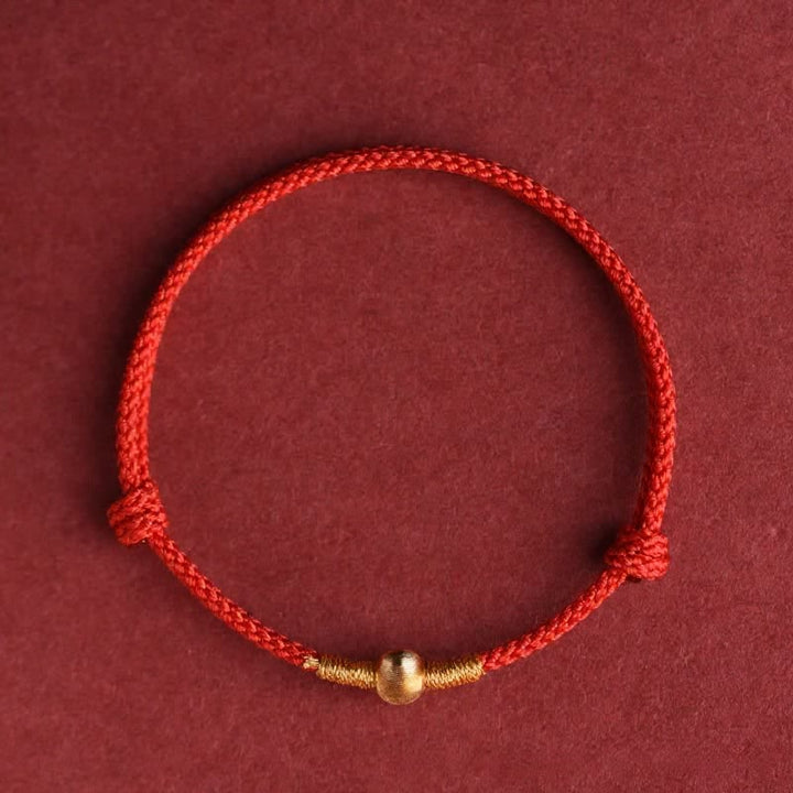 Buddha Stones Red String Hand-Woven Protection Bracelet Anklet - image 8