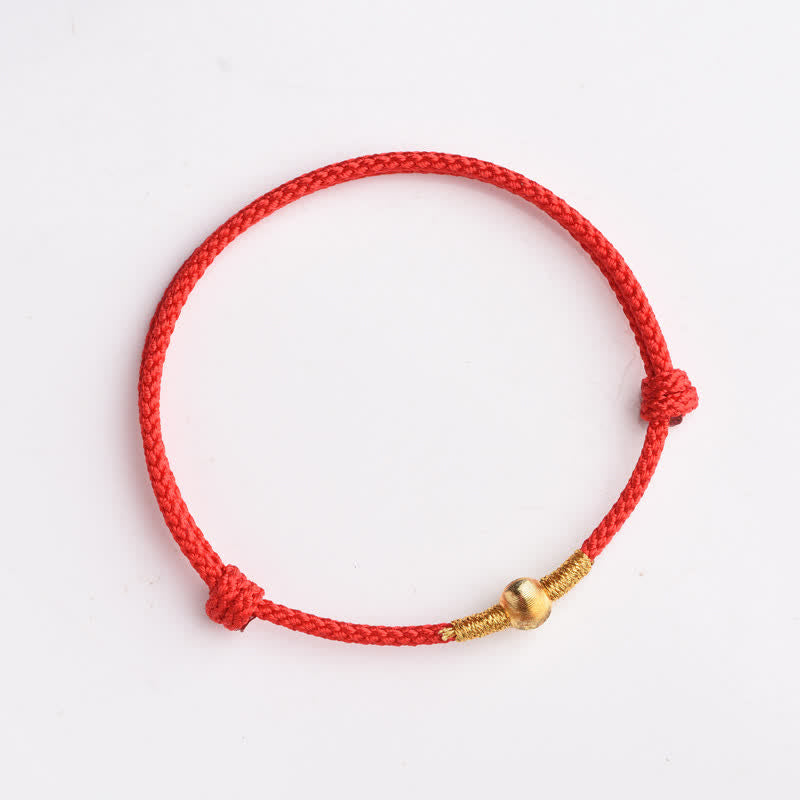 Buddha Stones Red String Hand-Woven Protection Bracelet Anklet - image 7