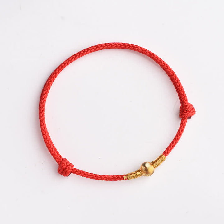 Buddha Stones Red String Hand-Woven Protection Bracelet Anklet - image 7