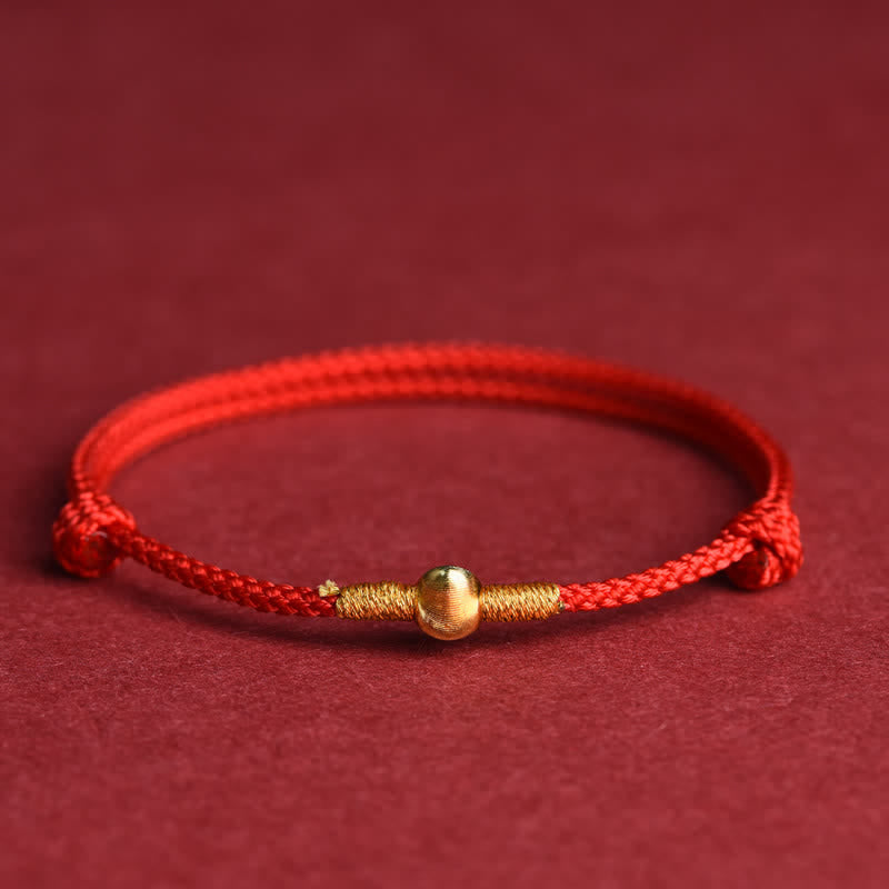 Buddha Stones Red String Hand-Woven Protection Bracelet Anklet - image 9
