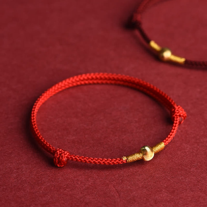Buddha Stones Red String Hand-Woven Protection Bracelet Anklet - image 12