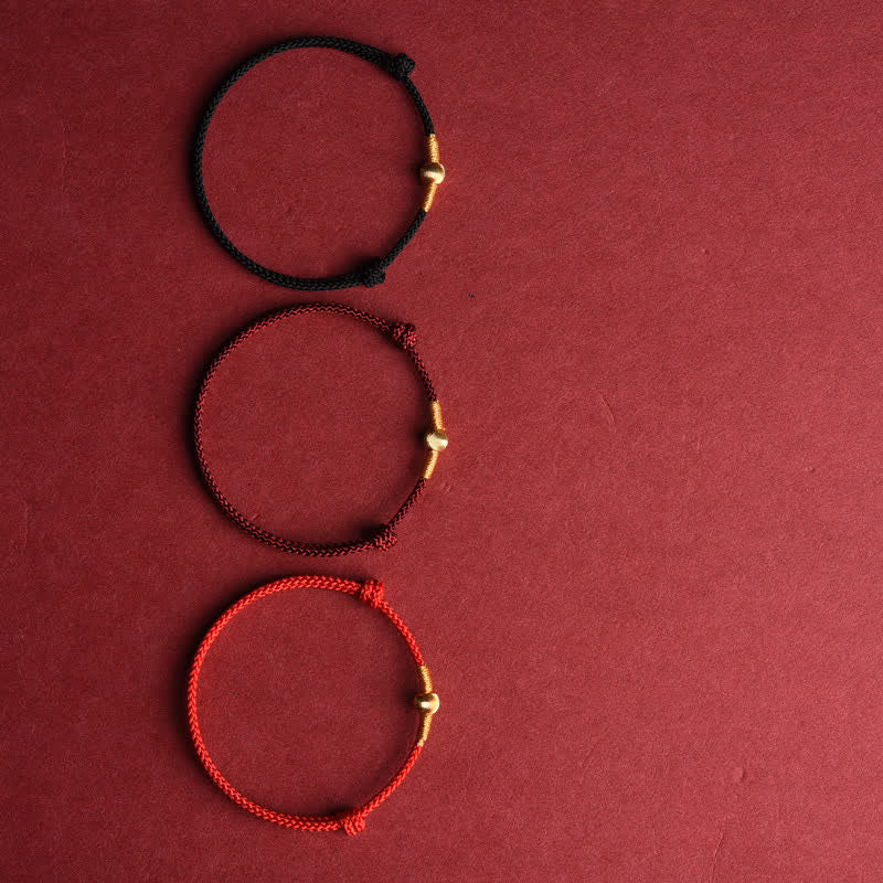 Buddha Stones Red String Hand-Woven Protection Bracelet Anklet - image 13