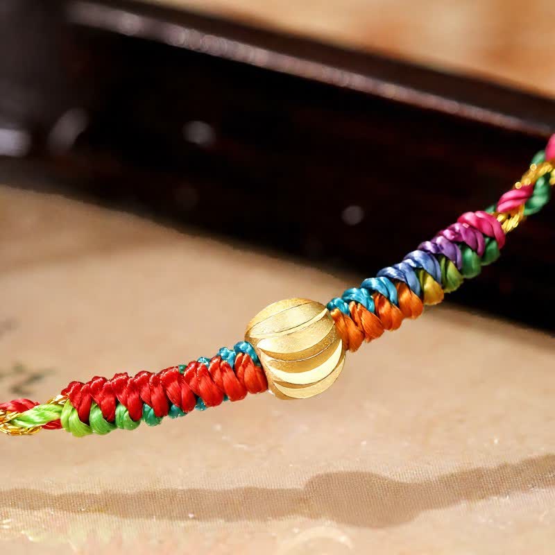 Buddha Stones Hand-Woven Colorful Red String Lucky Cord Bracelet - image 9