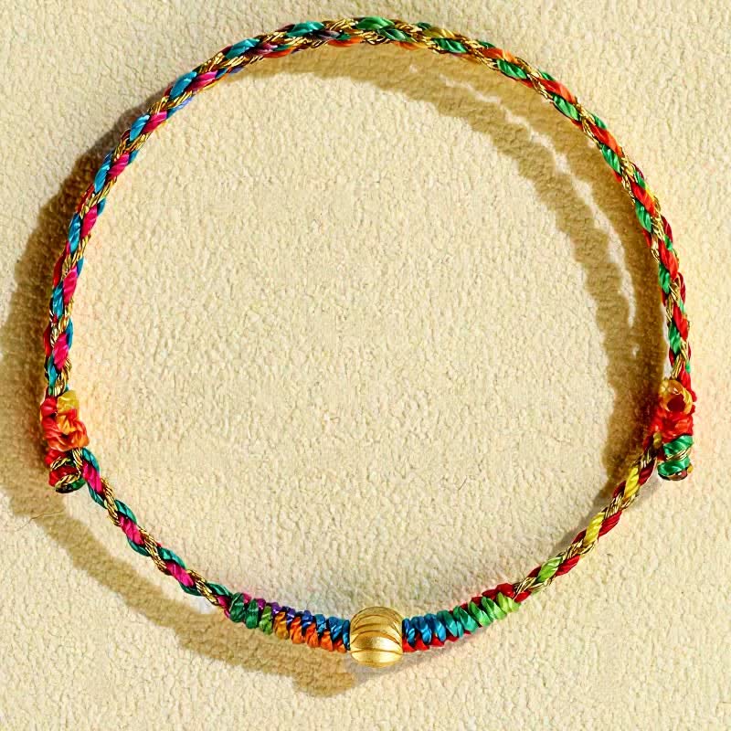 Buddha Stones Hand-Woven Colorful Red String Lucky Cord Bracelet - image 2