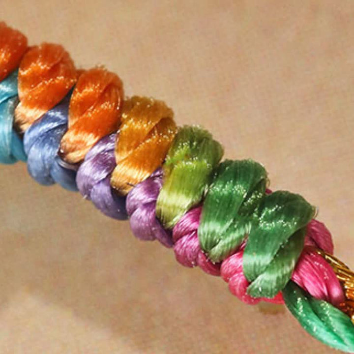 Buddha Stones Hand-Woven Colorful Red String Lucky Cord Bracelet - image 11