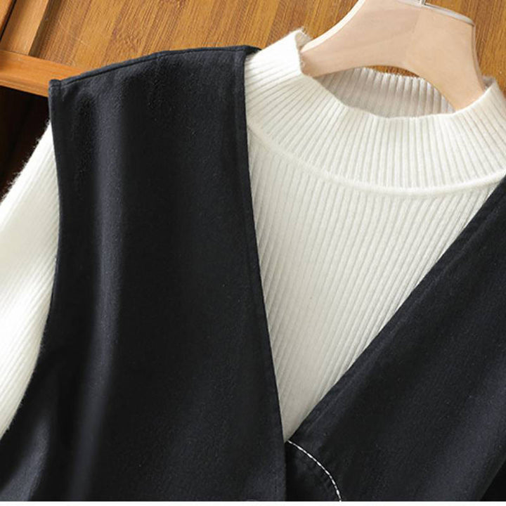 Buddha Stones Summer Casual Minimalist V-Neck Button-Up Solid Tank Top Women's Vest With Pocket - image 4