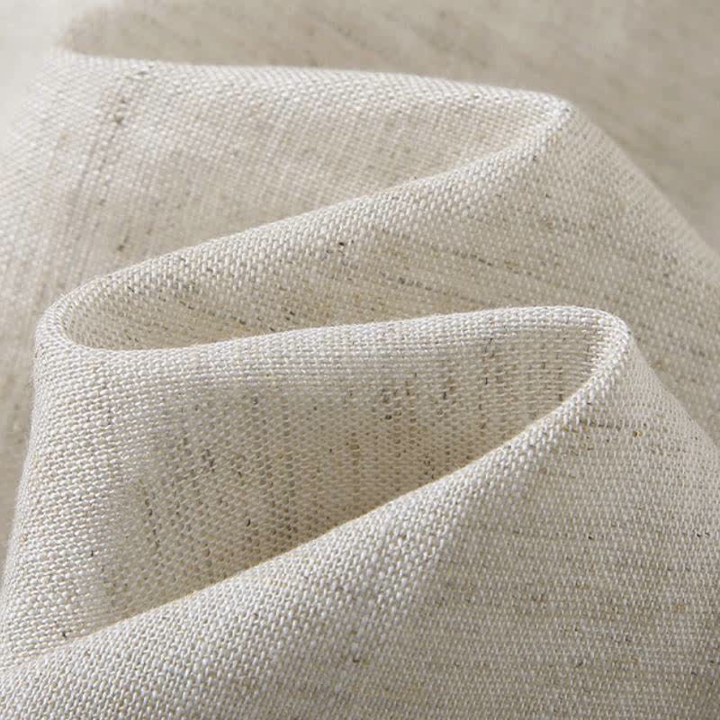 Buddha Stones 2Pcs Spring Fall Casual Button-Up Solid Shirt Pants Men's Meditation Cloth With Pockets - image 6
